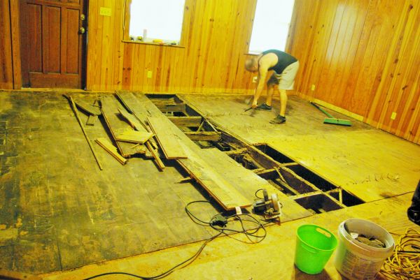 Subfloor Demolition in Downingtown