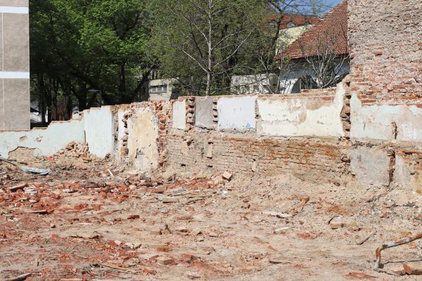 Brick Wall Demolition in Downingtown
