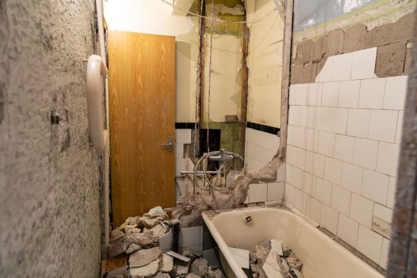 Shower Tile Demolition in Downingtown